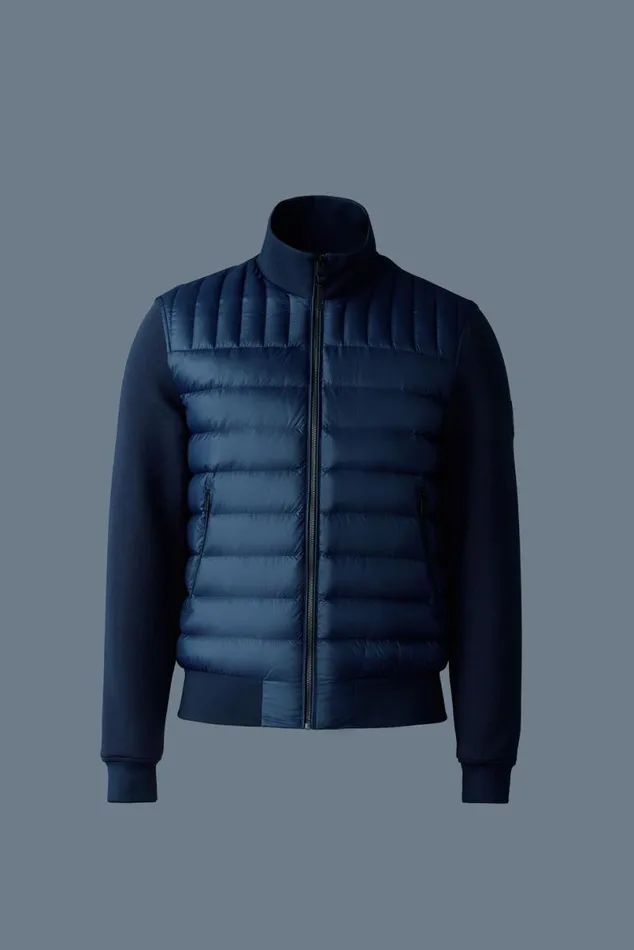 Light Jackets Men Mackage COLLINR Nano Down Mixed Media Bomber Jacket Trench Light Jackets Men Mackage COLLINR Nano Down Mixed Media Bomber Jacket Trench