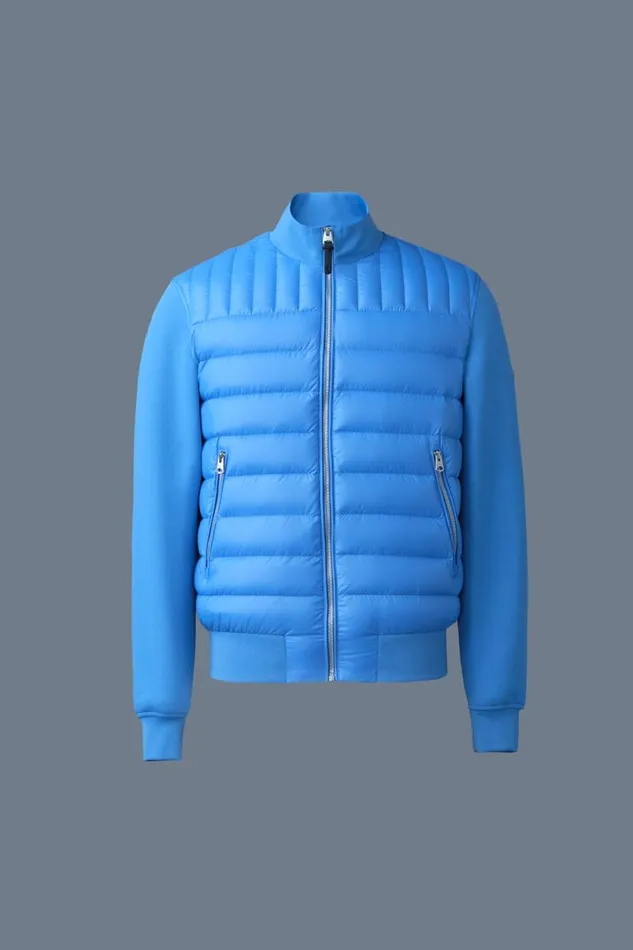 Light Jackets Men Mackage COLLINR Nano Down Mixed Media Bomber Jacket Trench Light Jackets Men Mackage COLLINR Nano Down Mixed Media Bomber Jacket Trench