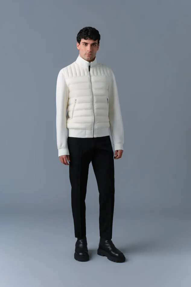 Light Jackets Men Mackage COLLINR Nano Down Mixed Media Bomber Jacket Trench Light Jackets Men Mackage COLLINR Nano Down Mixed Media Bomber Jacket Trench