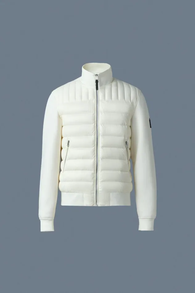 Light Jackets Men Mackage COLLINR Nano Down Mixed Media Bomber Jacket Trench Light Jackets Men Mackage COLLINR Nano Down Mixed Media Bomber Jacket Trench