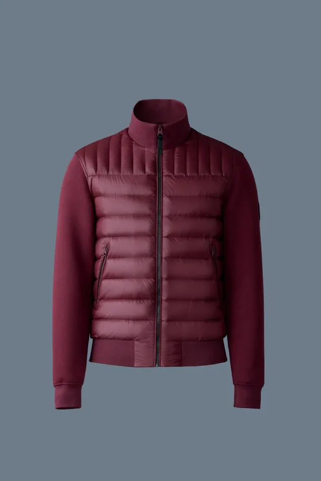 Light Jackets Men Mackage COLLINR Nano Down Mixed Media Bomber Jacket Trench Light Jackets Men Mackage COLLINR Nano Down Mixed Media Bomber Jacket Trench