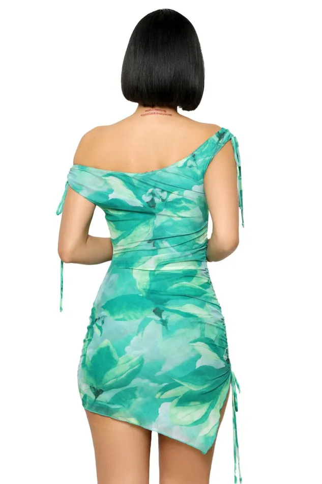 Lilly039s Kloset Dresses Women Enjoy The View Mini Dress Teal FINAL SALE
