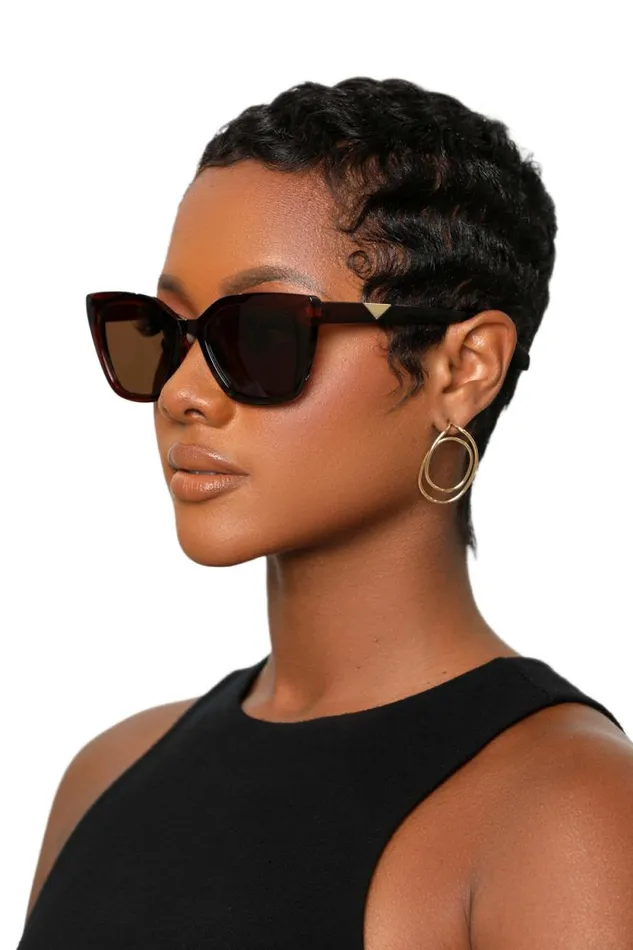 Lilly039s Kloset Eyewear Women Mirage View Sunglasses Brown