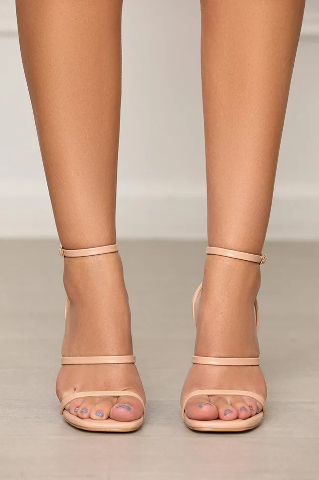 Lilly039s Kloset Heels Women Joselyn Strappy Heel Nude