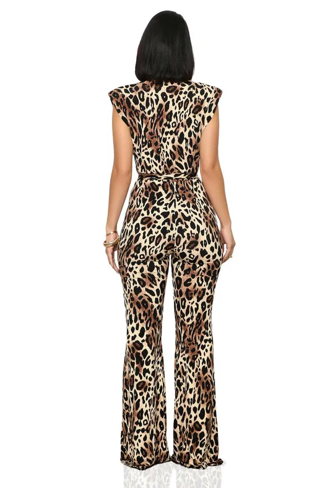 Lilly039s Kloset Jumpsuits and Rompers Women For The Love Of Leopard Jumpsuit