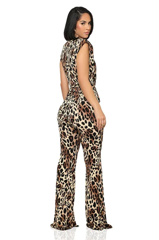 Lilly039s Kloset Jumpsuits and Rompers Women For The Love Of Leopard Jumpsuit