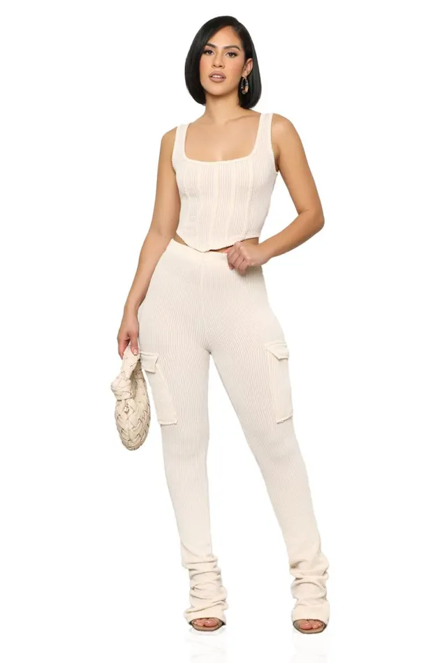 Lilly039s Kloset Ribbed Collection Women The One Ribbed Set Cream