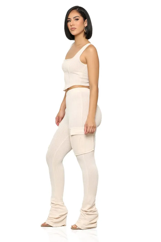 Lilly039s Kloset Ribbed Collection Women The One Ribbed Set Cream