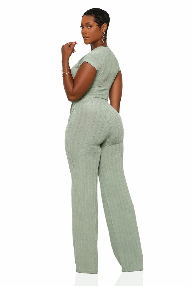 Lilly039s Kloset Sets Women Everyday Casual Pants Set Sage
