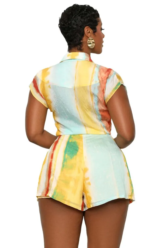 Lilly039s Kloset Sets Women Lush Lagoon Short SetFINAL SALE