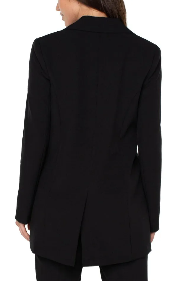 Liverpool Los Angeles BUTTON FRONT BOYFRIEND BLAZER Black Women BLAZERS