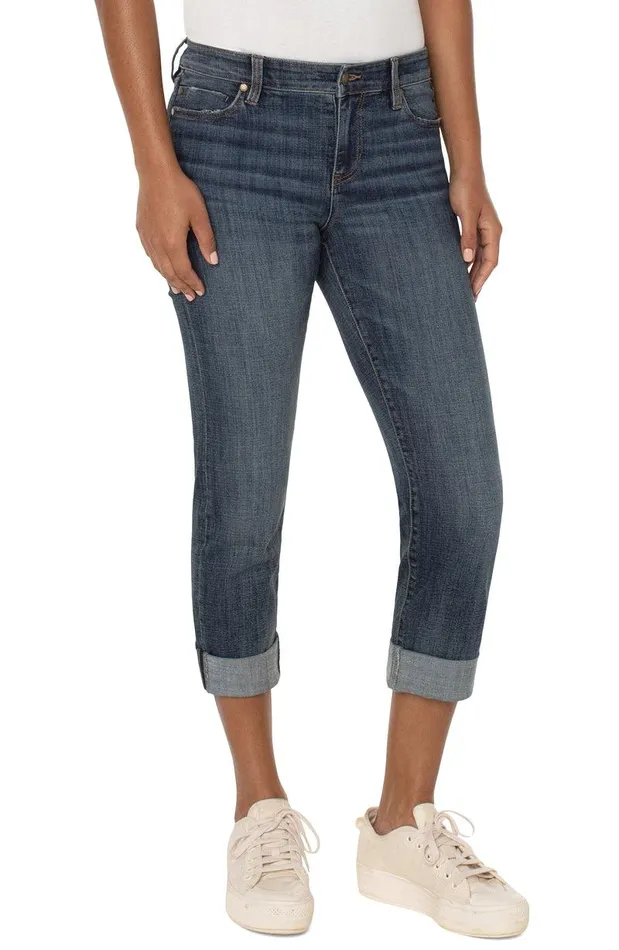 Liverpool Los Angeles CHARLIE CROP WIDE ROLLED CUFF Pearson Women CROPS