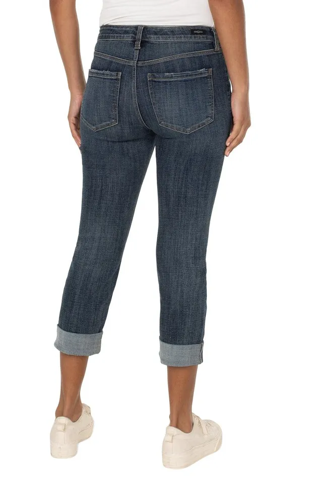 Liverpool Los Angeles CHARLIE CROP WIDE ROLLED CUFF Pearson Women CROPS