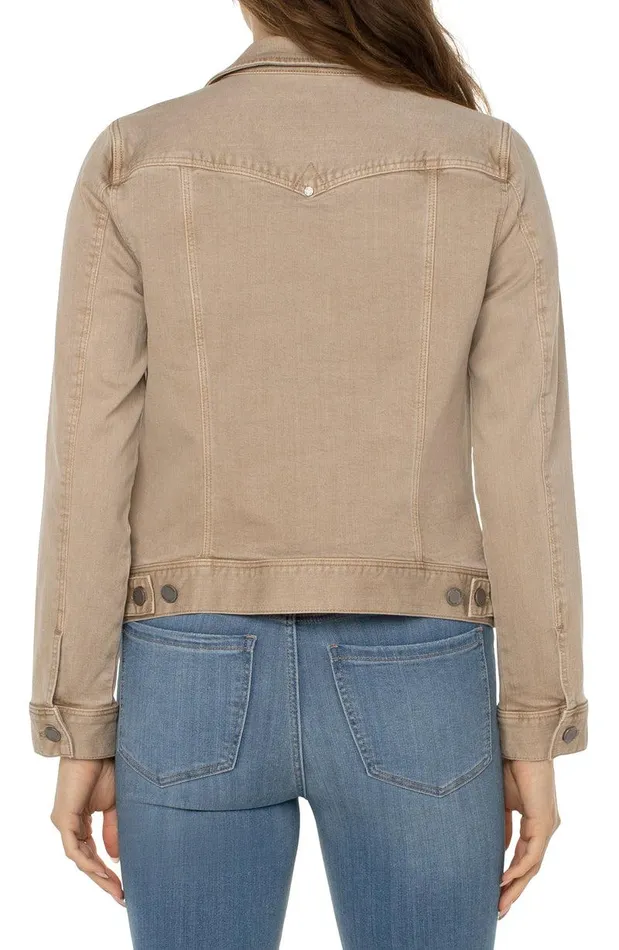 Liverpool Los Angeles CLASSIC JEAN JACKET Biscuit Tan Women JEAN JACKETS