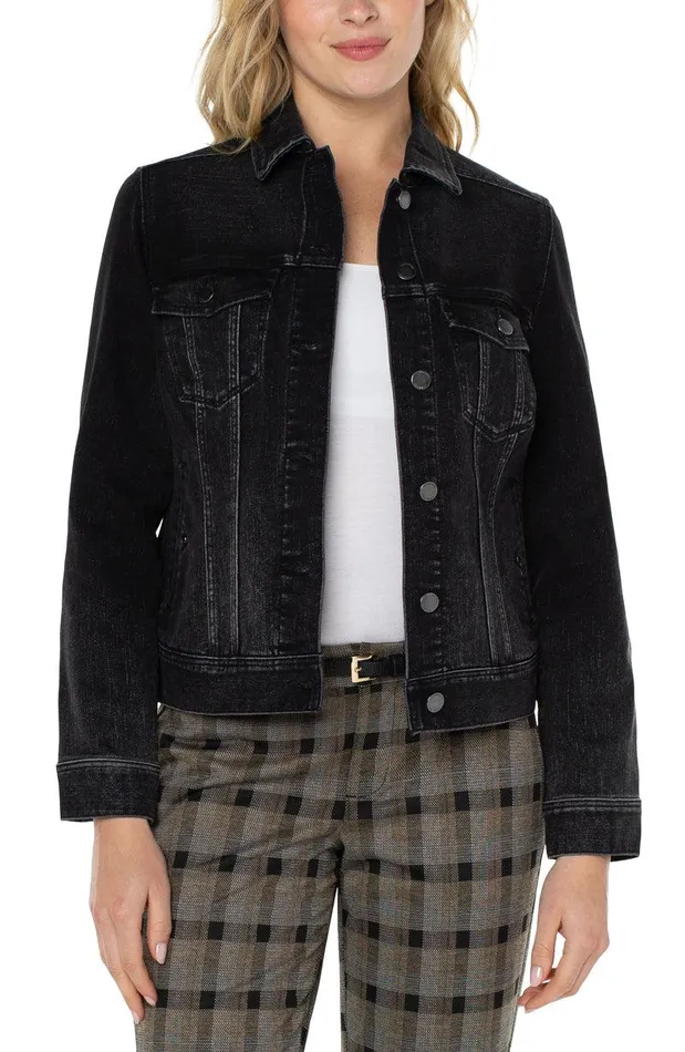 Liverpool Los Angeles CLASSIC JEAN JACKET Thistle Women JEAN JACKETS