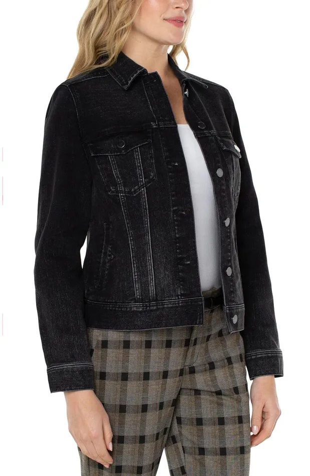Liverpool Los Angeles CLASSIC JEAN JACKET Thistle Women JEAN JACKETS