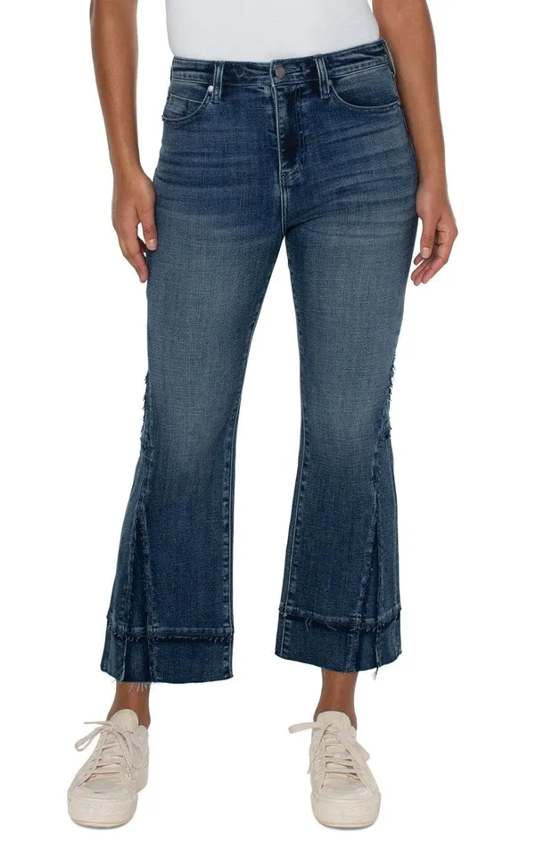 Liverpool Los Angeles HANNAH HIRISE CROP FLARE WITH SEAM DETAIL Jensen Women HIRISE