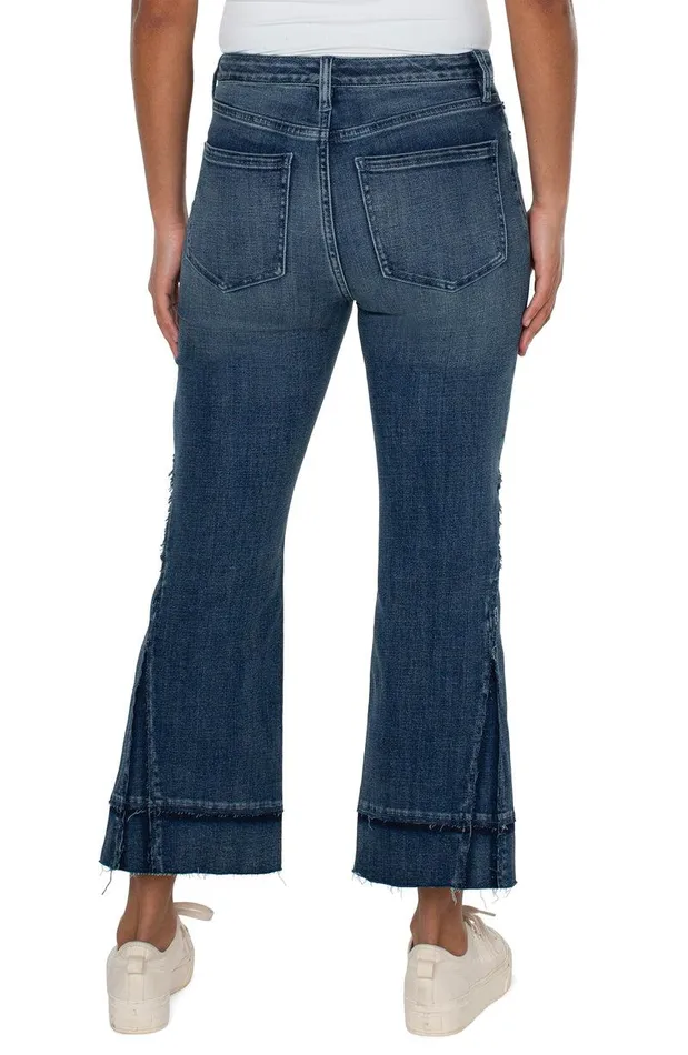 Liverpool Los Angeles HANNAH HIRISE CROP FLARE WITH SEAM DETAIL Jensen Women HIRISE