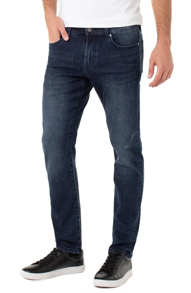 Liverpool Los Angeles KINGSTON MODERN STRAIGHT WITH COOLMAX Palo Alto Dark Men JEANS