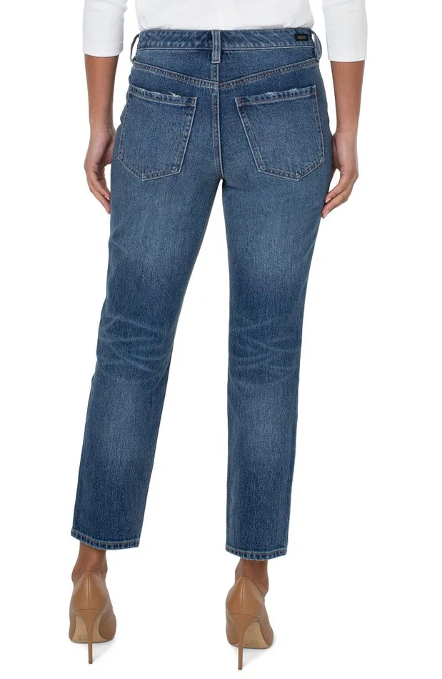 Liverpool Los Angeles LIV HIRISE NONSKINNY SKINNY W EXPOSED BUTTON FLY Highland Drive Women HIRISE