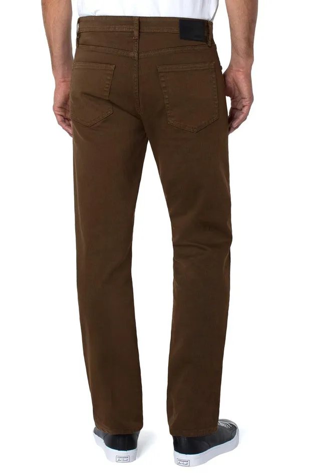 Liverpool Los Angeles REGENT RELAXED STRAIGHT COLORED DENIM Tobacco Men JEANS