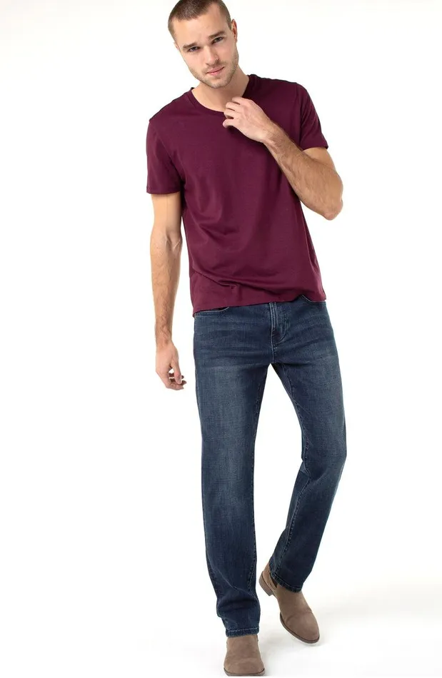 Liverpool Los Angeles REGENT RELAXED STRAIGHT WITH COOLMAX Palo Alto Dark Men JEANS