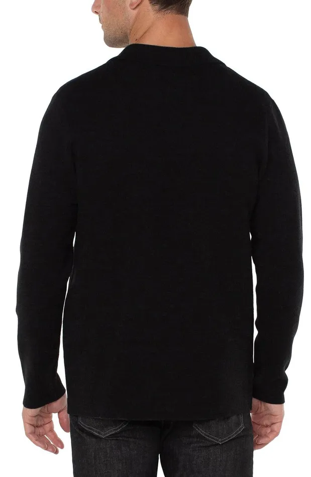 Liverpool Los Angeles SWEATER BLAZER Black Men JACKETS