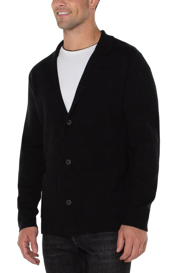 Liverpool Los Angeles SWEATER BLAZER Black Men JACKETS