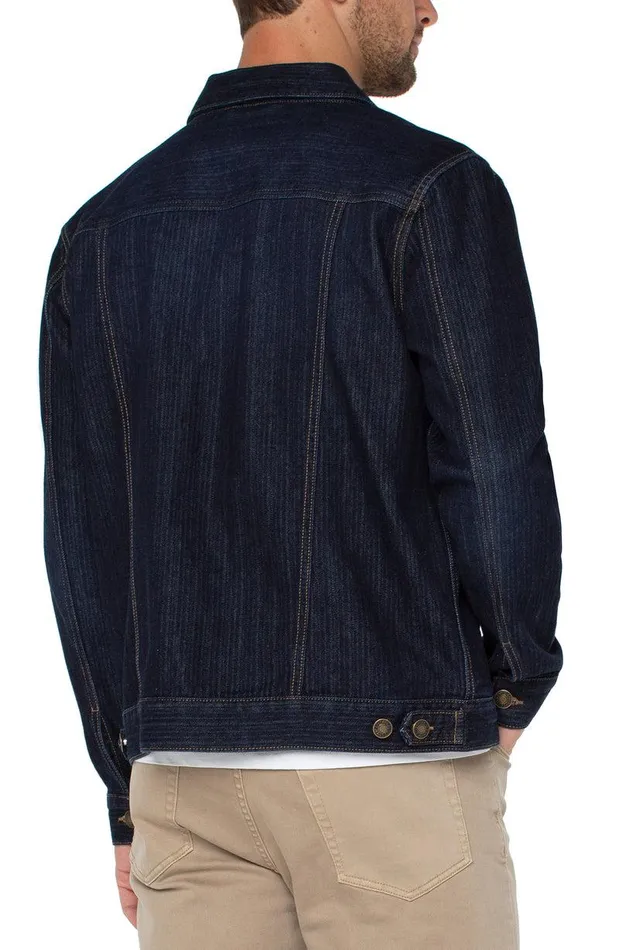 Liverpool Los Angeles TRUCKER JACKET Vintage Indigo Men JACKETS