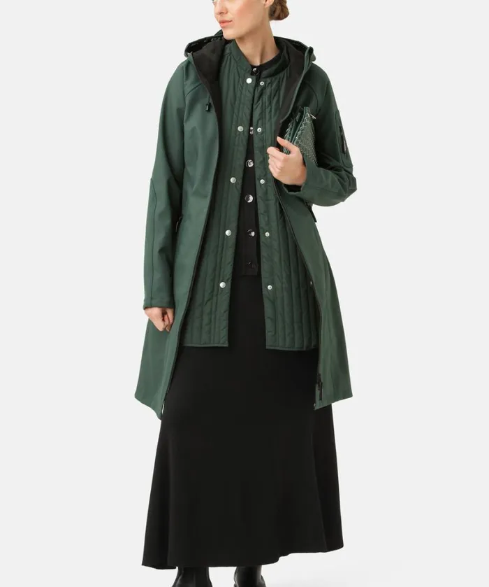 Long Soft Shell Raincoat 8211 Beetle Rainwear Ilse Jacobsen Raincoats