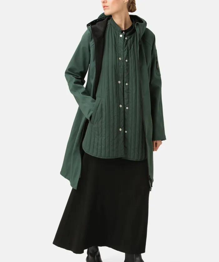 Long Soft Shell Raincoat 8211 Beetle Rainwear Ilse Jacobsen Raincoats