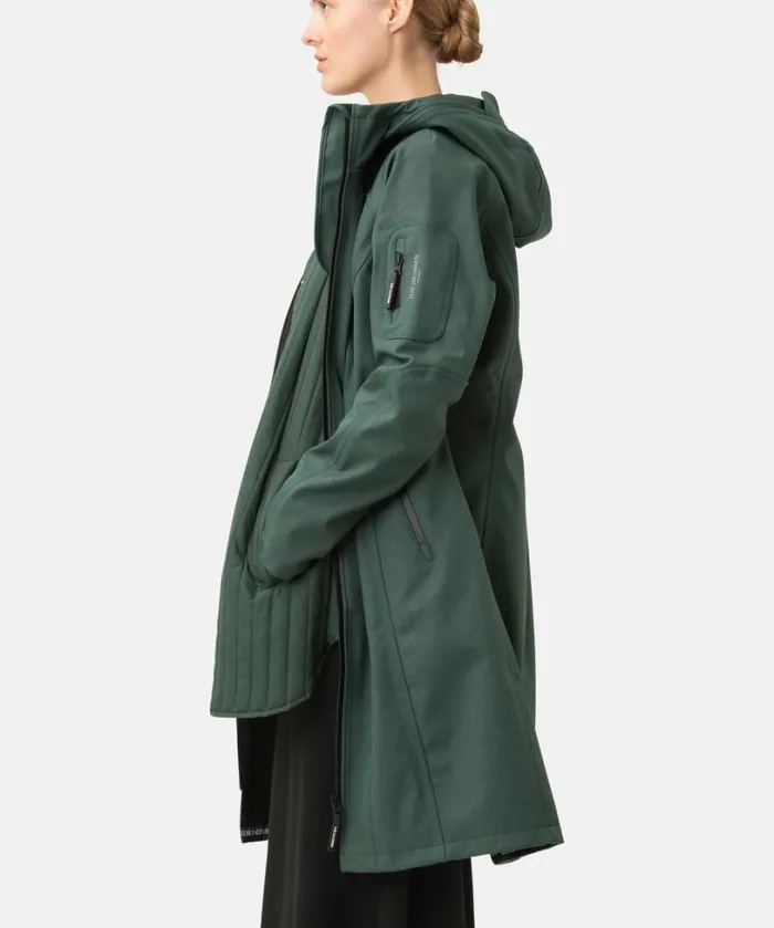 Long Soft Shell Raincoat 8211 Beetle Rainwear Ilse Jacobsen Raincoats
