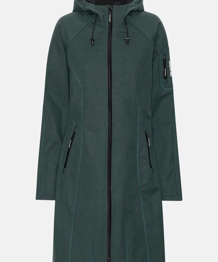 Long Soft Shell Raincoat 8211 Beetle Rainwear Ilse Jacobsen Raincoats