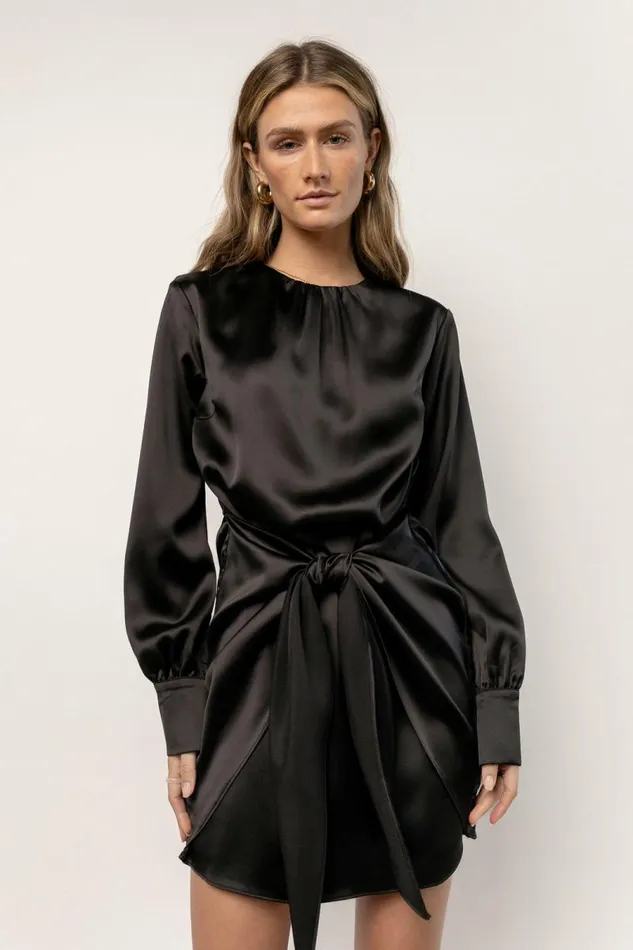Lori Mini Dress In Black 8211 FINAL SALE Black Women Bohme Dresses