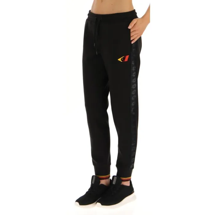 Lotto Sport Pants and Leggings Woman ATHLETICA CLASSIC W V PANT All Black