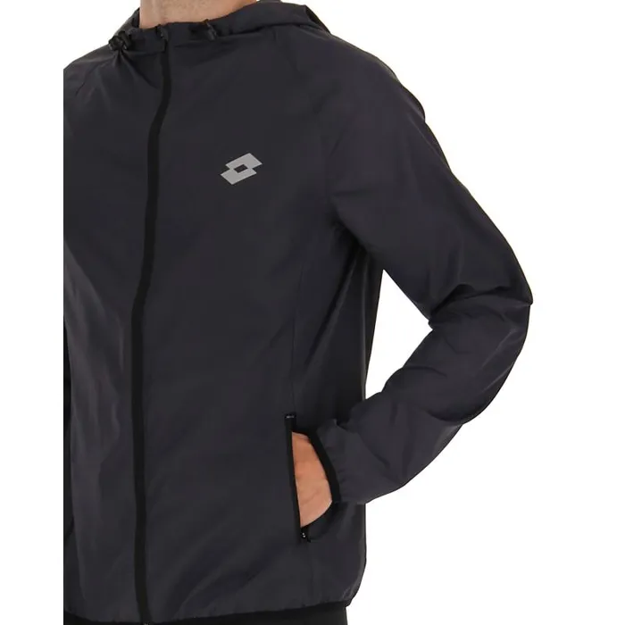 Lotto Sport Running And Training ManWoman RUN FIT WIND JACKET Vulcan Gray