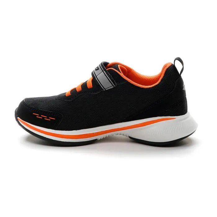 Lotto Sport Sneakers Kids SPEEDEVO 600 AMF II CL S All Blackorange Fluo 2cool Gray 11c