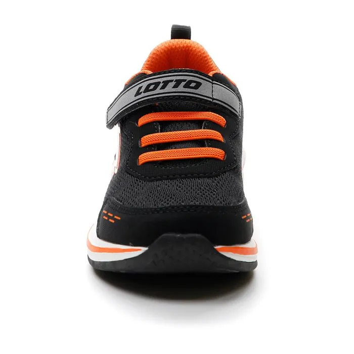 Lotto Sport Sneakers Kids SPEEDEVO 600 AMF II CL S All Blackorange Fluo 2cool Gray 11c