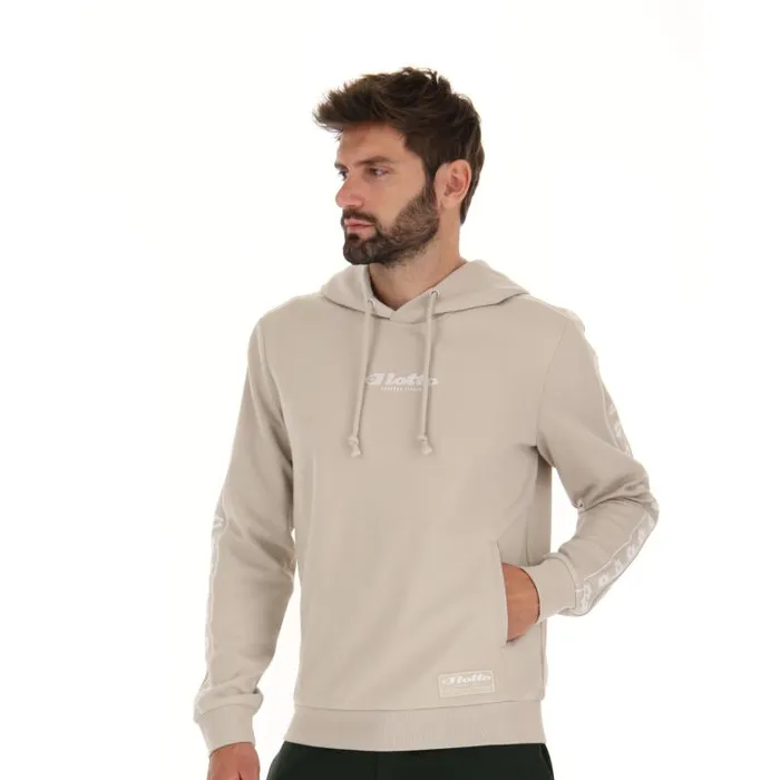 Lotto Sport Sweatshirts Man ATHLETICA DUE V SWEAT HD Chalk