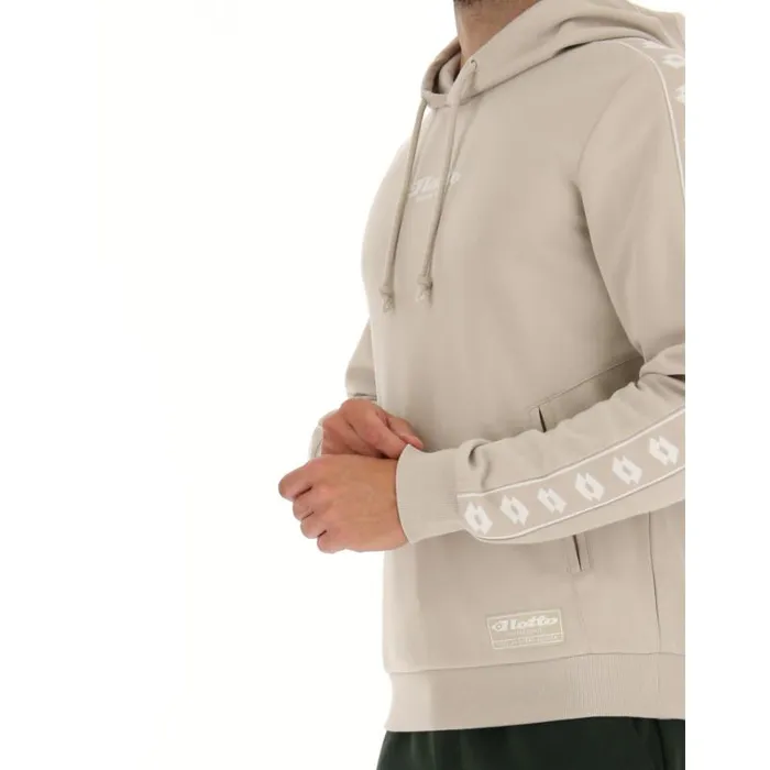 Lotto Sport Sweatshirts Man ATHLETICA DUE V SWEAT HD Chalk Lotto Sport Sweatshirts Man ATHLETICA DUE V SWEAT HD Chalk
