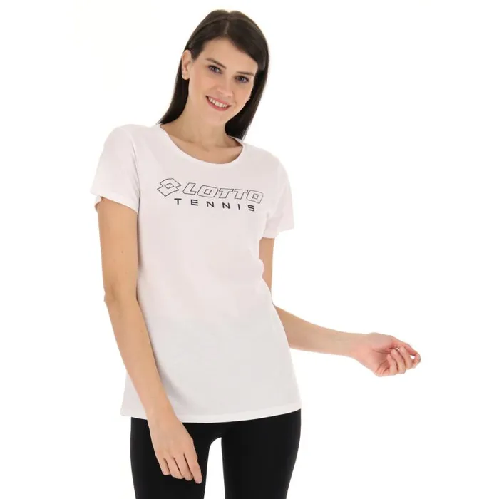 Lotto Sport TShirt WomanMan SQUADRA W II TEE LOTTO Bright White