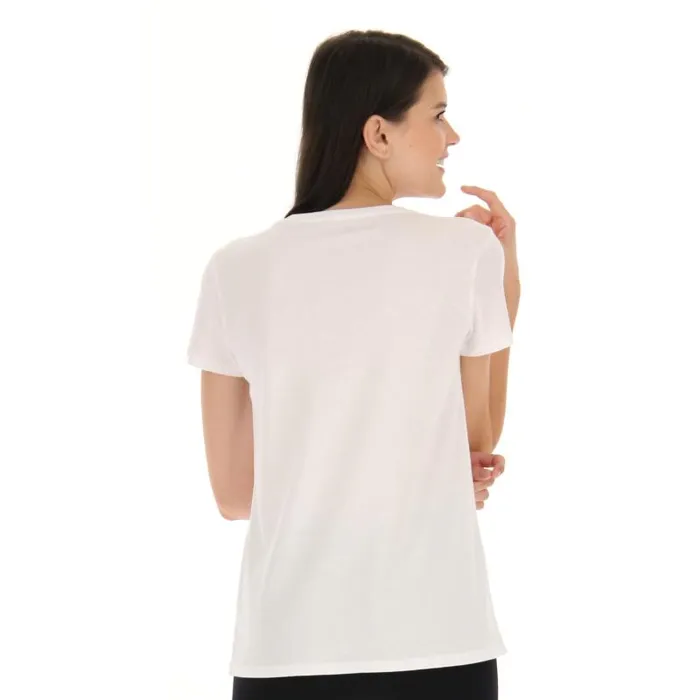 Lotto Sport TShirt WomanMan SQUADRA W II TEE LOTTO Bright White Lotto Sport TShirt WomanMan SQUADRA W II TEE LOTTO Bright White