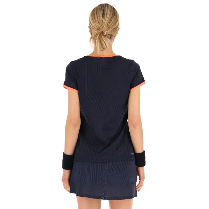 Lotto Sport TShirt WomanMan SUPERRAPIDA W V TEE Navy Blue