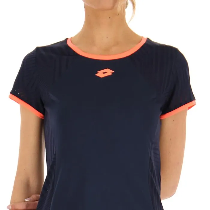 Lotto Sport TShirt WomanMan SUPERRAPIDA W V TEE Navy Blue
