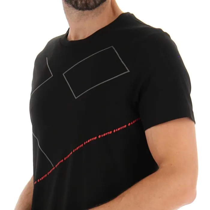 Lotto Sport TShirts Man LOGO VIII TEE 2 All Black