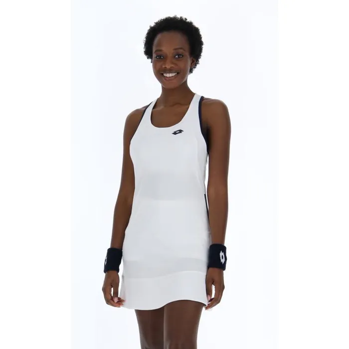 Lotto Sport Tennis WomanMan SQUADRA W II DRESS PL Bright White