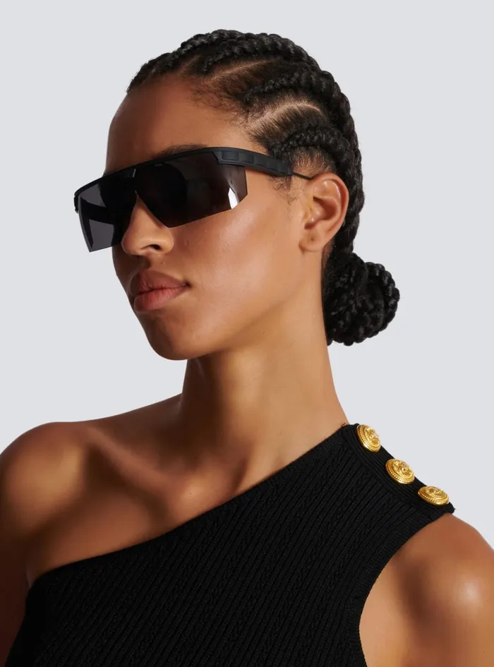 Major Sunglasses Black MenWomen Balmain Eyewear