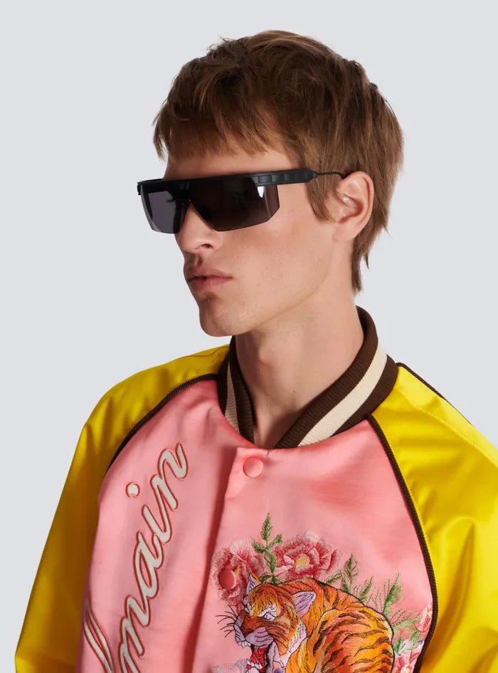 Major Sunglasses Black MenWomen Balmain Eyewear