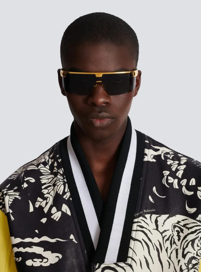Major Sunglasses Gold MenWomen Balmain Eyewear