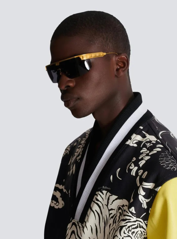 Major Sunglasses Gold MenWomen Balmain Eyewear